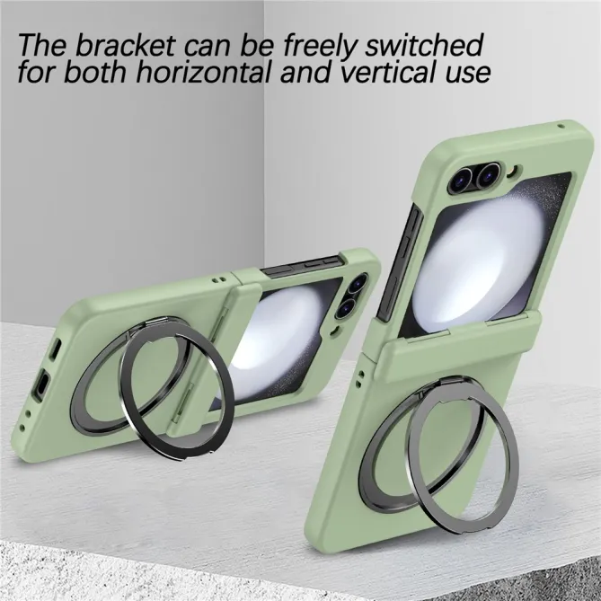 Coque Samsung Galaxy Z Flip 7 FE / Z Flip 6 Anneau Magnetique Charniere Ressort