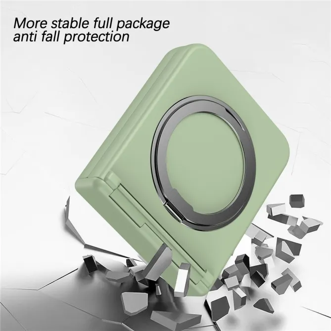Coque Samsung Galaxy Z Flip 7 FE / Z Flip 6 Anneau Magnetique Charniere Ressort