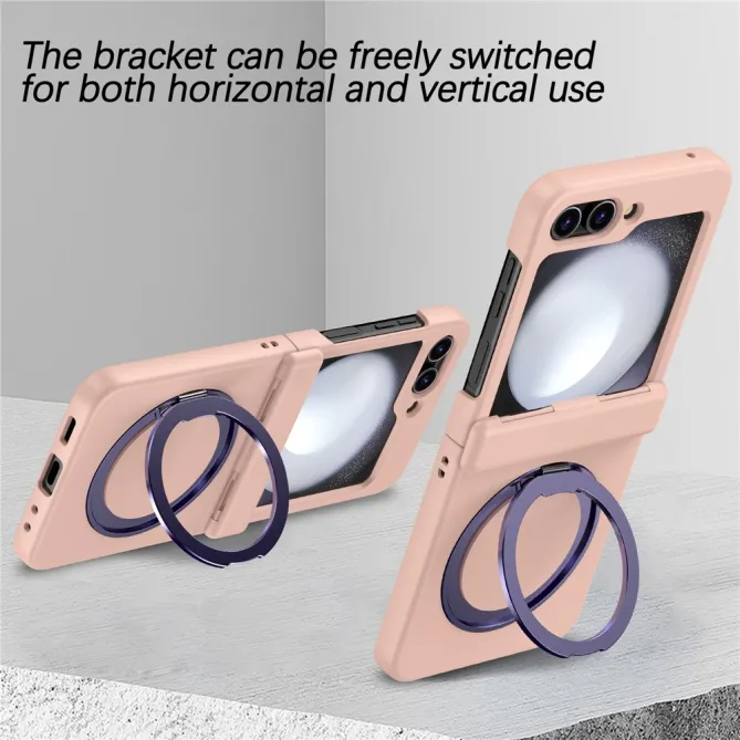 Coque Samsung Galaxy Z Flip 7 FE / Z Flip 6 Anneau Magnetique Charniere Ressort