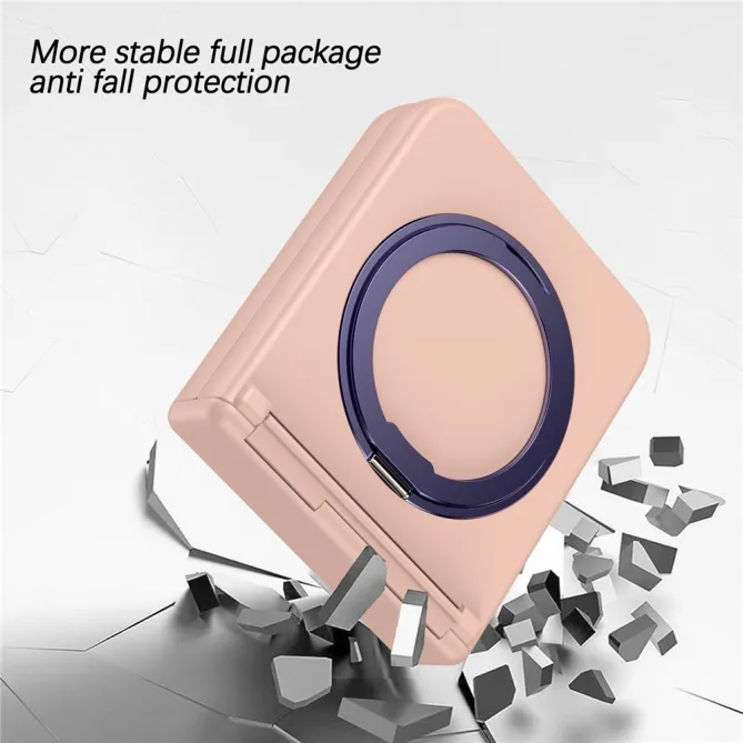 Coque Samsung Galaxy Z Flip 7 FE / Z Flip 6 Anneau Magnetique Charniere Ressort