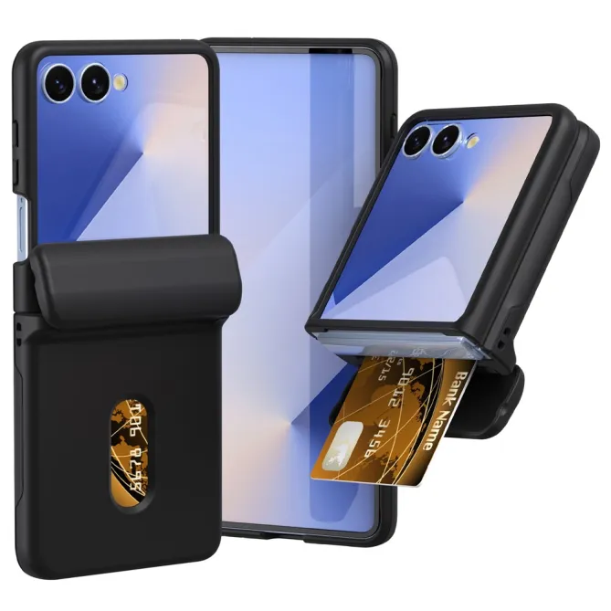 Coque Samsung Galaxy Z Flip 7 FE / Z Flip 6 Charniere Ressort Porte-Carte