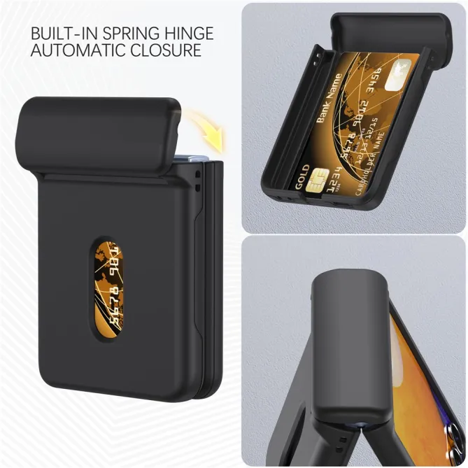 Coque Samsung Galaxy Z Flip 7 FE / Z Flip 6 Charniere Ressort Porte-Carte