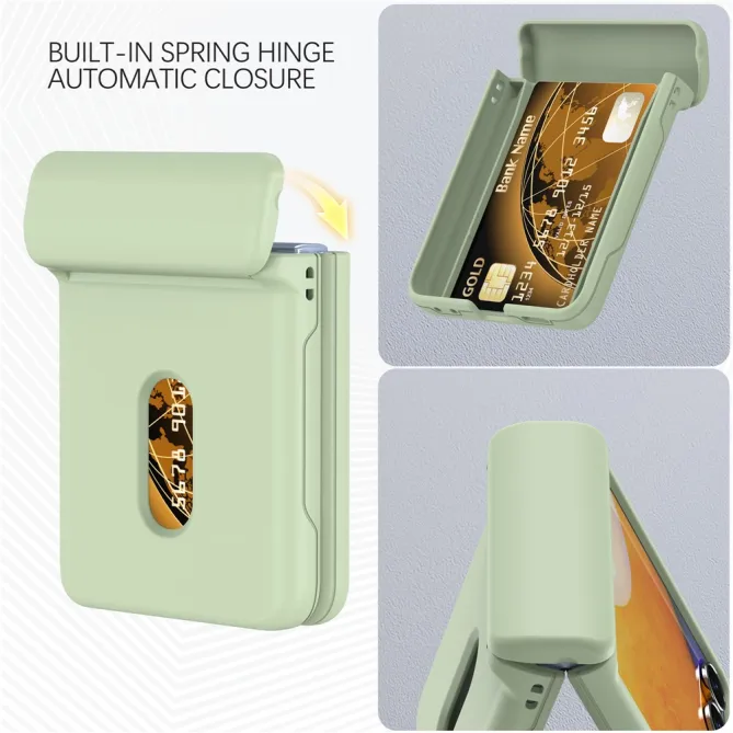 Coque Samsung Galaxy Z Flip 7 FE / Z Flip 6 Charniere Ressort Porte-Carte