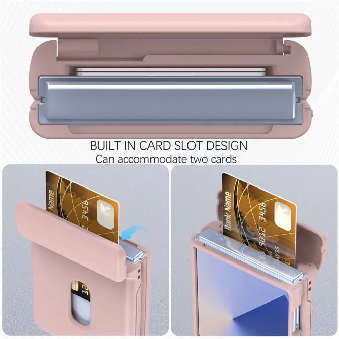 Coque Samsung Galaxy Z Flip 7 FE / Z Flip 6 Charniere Ressort Porte-Carte