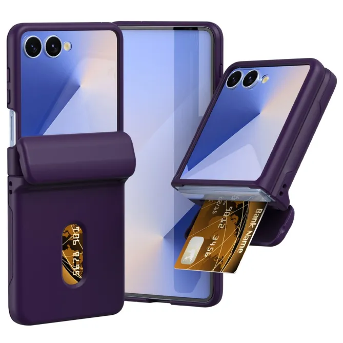 Coque Samsung Galaxy Z Flip 7 FE / Z Flip 6 Charniere Ressort Porte-Carte