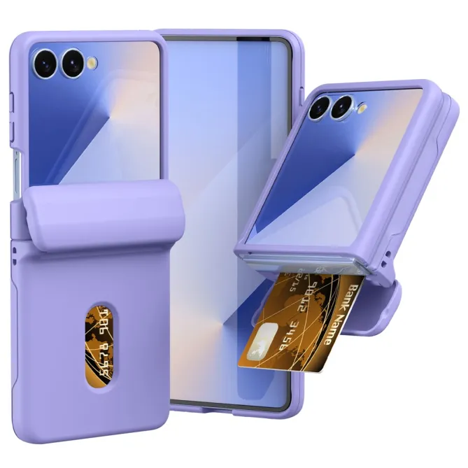 Coque Samsung Galaxy Z Flip 7 FE / Z Flip 6 Charniere Ressort Porte-Carte