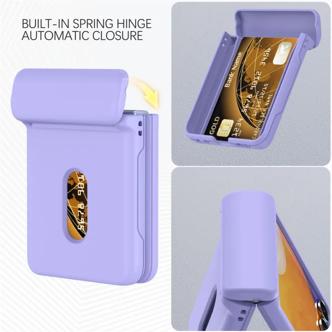 Coque Samsung Galaxy Z Flip 7 FE / Z Flip 6 Charniere Ressort Porte-Carte