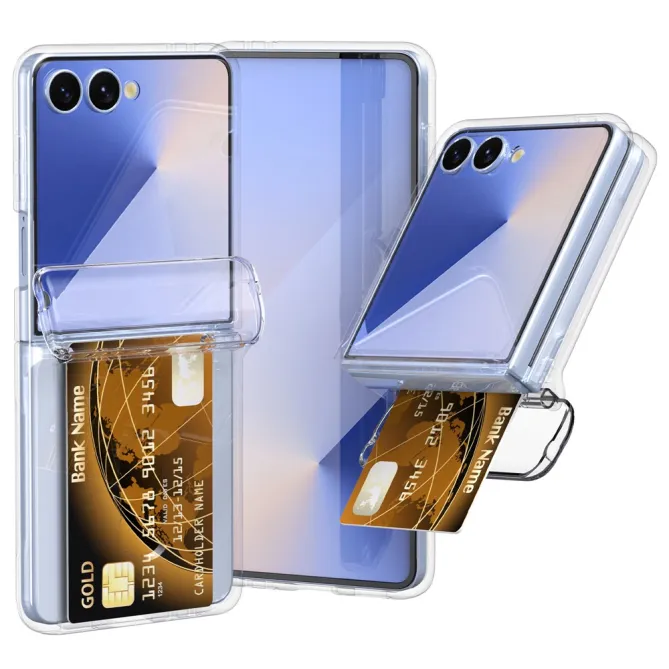 Coque Samsung Galaxy Z Flip 7 FE / Z Flip 6 Charniere Ressort Porte-Carte
