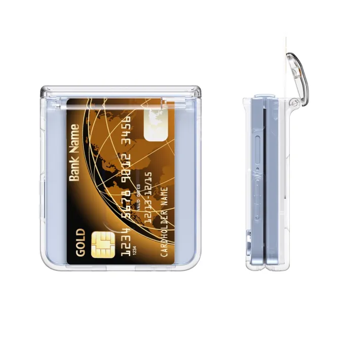 Coque Samsung Galaxy Z Flip 7 FE / Z Flip 6 Charniere Ressort Porte-Carte