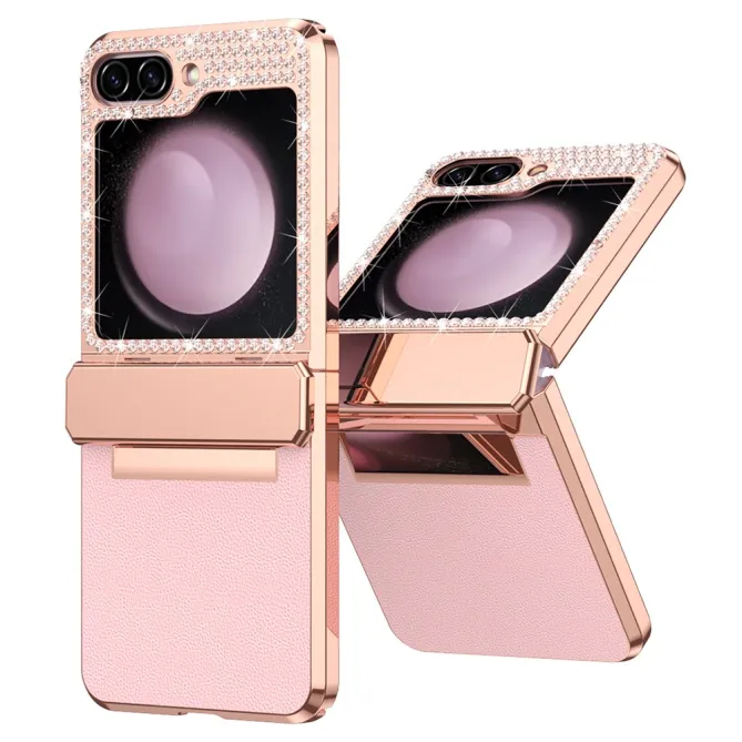 Coque Samsung Galaxy Z Flip 7 FE / Flip 6 Strass Contour Electroplate