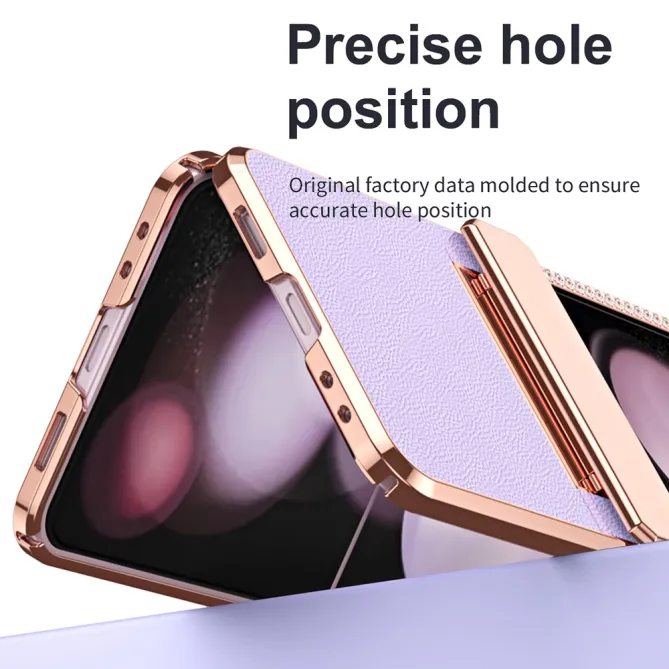 Coque Samsung Galaxy Z Flip 7 FE / Flip 6 Strass Contour Electroplate