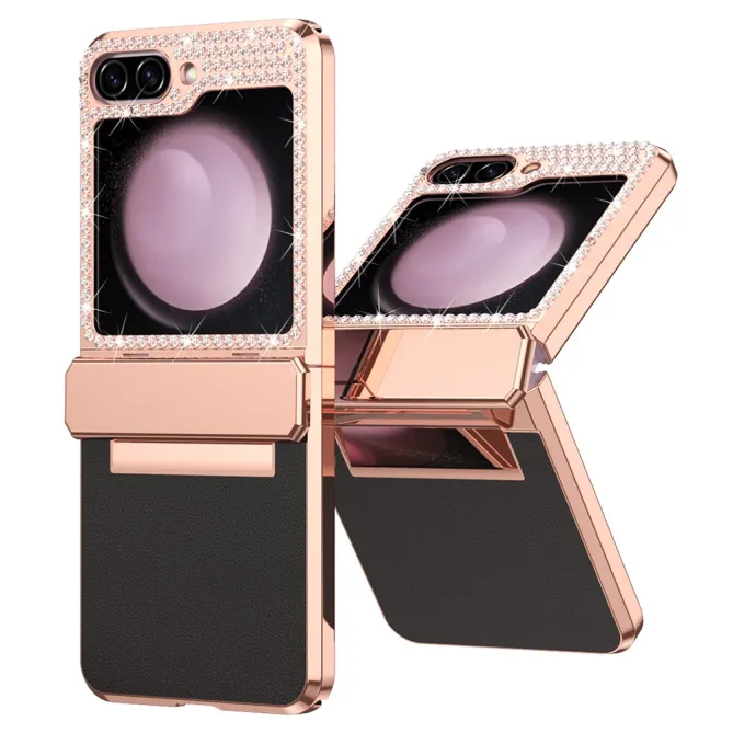 Coque Samsung Galaxy Z Flip 7 FE / Flip 6 Strass Contour Electroplate