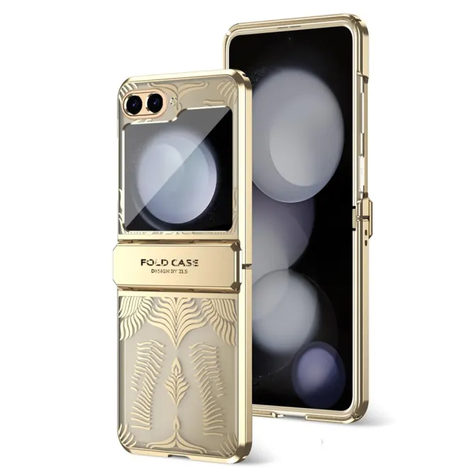 Coque Samsung Galaxy Z Flip 7 FE / Flip 6 Motif Ailes Contour Metal