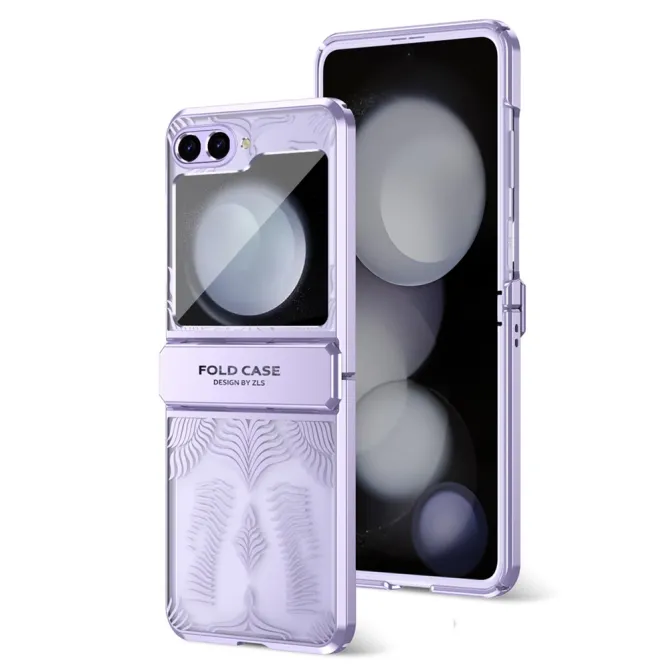 Coque Samsung Galaxy Z Flip 7 FE / Flip 6 Motif Ailes Contour Metal