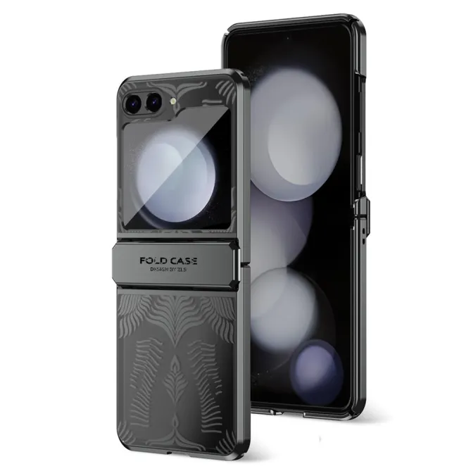 Coque Samsung Galaxy Z Flip 7 FE / Flip 6 Motif Ailes Contour Metal
