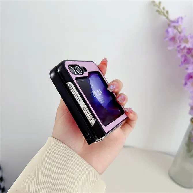 Coque Samsung Galaxy Z Flip 7 FE / Z Flip 6 Litchi Ultra Fine