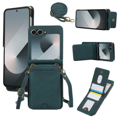 Coque Portefeuille Samsung Galaxy Z Flip 7 FE / Z Flip 6 Bandouliere