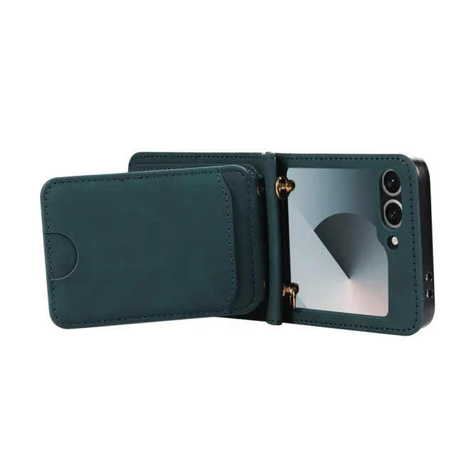 Coque Portefeuille Samsung Galaxy Z Flip 7 FE / Z Flip 6 Bandouliere