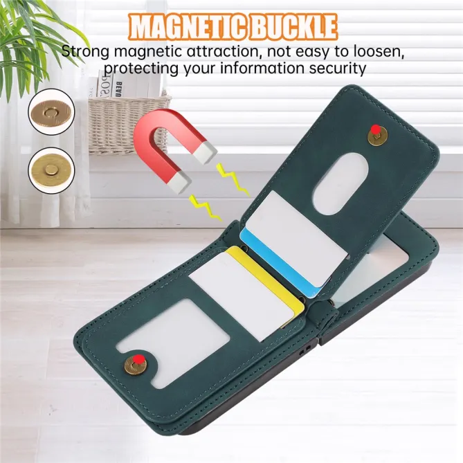 Coque Portefeuille Samsung Galaxy Z Flip 7 FE / Z Flip 6 Bandouliere