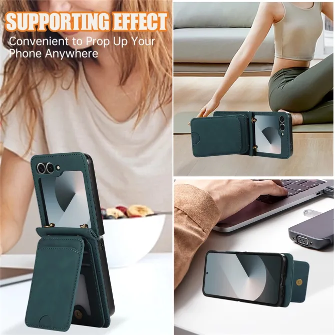 Coque Portefeuille Samsung Galaxy Z Flip 7 FE / Z Flip 6 Bandouliere
