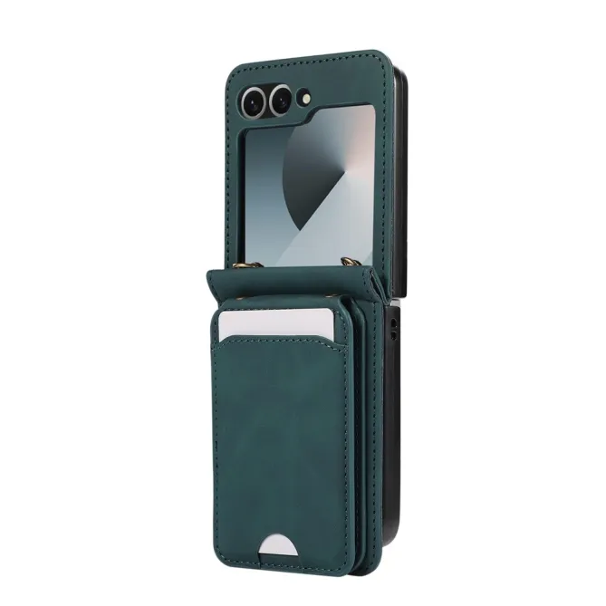 Coque Portefeuille Samsung Galaxy Z Flip 7 FE / Z Flip 6 Bandouliere