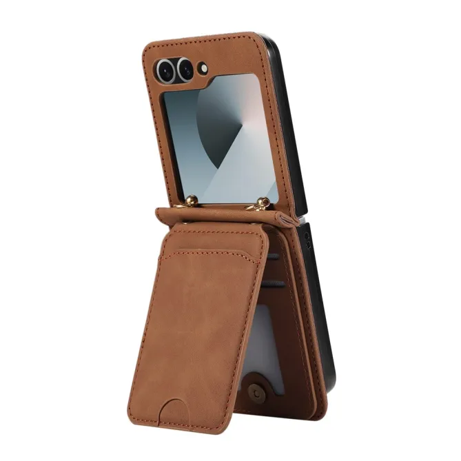 Coque Portefeuille Samsung Galaxy Z Flip 7 FE / Z Flip 6 Bandouliere