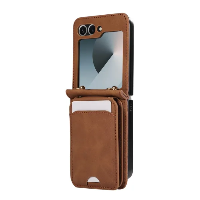 Coque Portefeuille Samsung Galaxy Z Flip 7 FE / Z Flip 6 Bandouliere