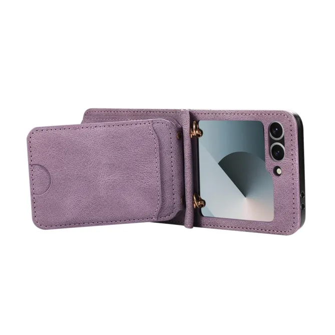 Coque Portefeuille Samsung Galaxy Z Flip 7 FE / Z Flip 6 Bandouliere