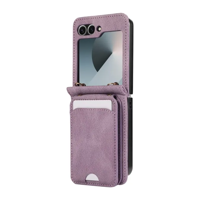 Coque Portefeuille Samsung Galaxy Z Flip 7 FE / Z Flip 6 Bandouliere
