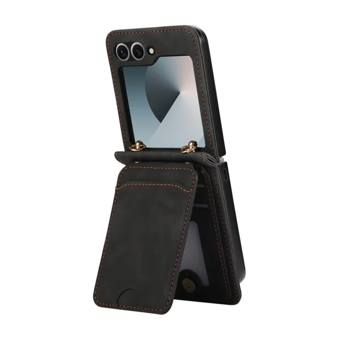 Coque Portefeuille Samsung Galaxy Z Flip 7 FE / Z Flip 6 Bandouliere