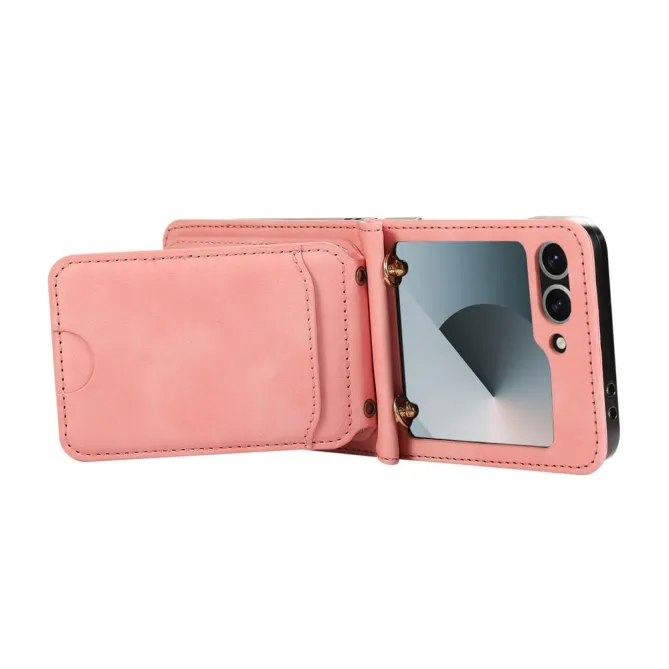 Coque Portefeuille Samsung Galaxy Z Flip 7 FE / Z Flip 6 Bandouliere