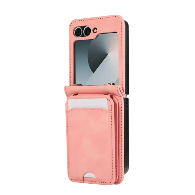 Coque Portefeuille Samsung Galaxy Z Flip 7 FE / Z Flip 6 Bandouliere