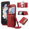 Coque Portefeuille Samsung Galaxy Z Flip 7 FE / Z Flip 6 Zip Anneau Bandouliere