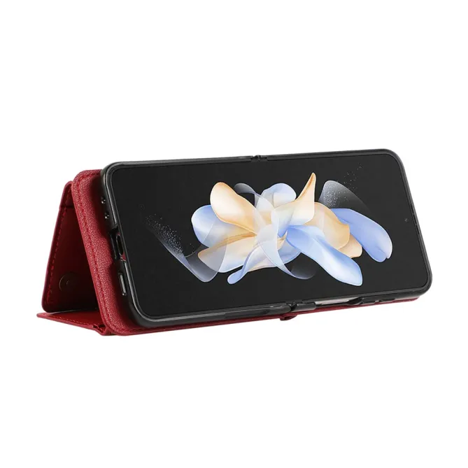 Coque Portefeuille Samsung Galaxy Z Flip 7 FE / Z Flip 6 Zip Anneau Bandouliere