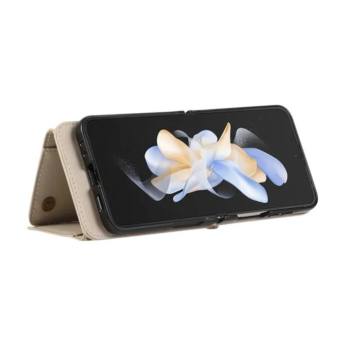 Coque Portefeuille Samsung Galaxy Z Flip 7 FE / Z Flip 6 Zip Anneau Bandouliere
