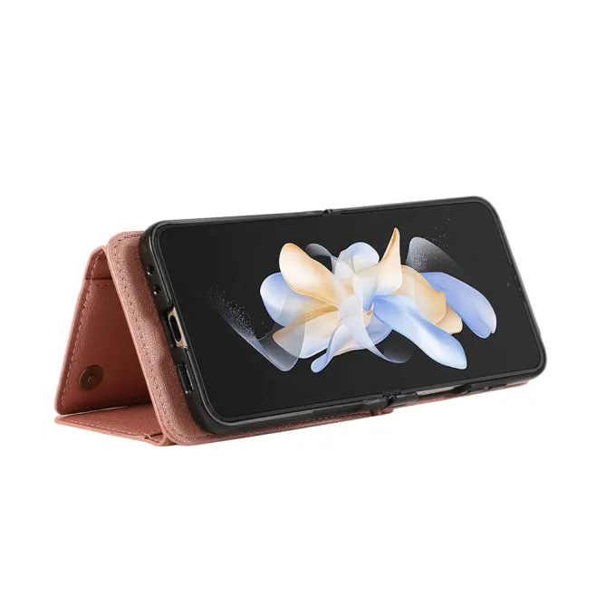 Coque Portefeuille Samsung Galaxy Z Flip 7 FE / Z Flip 6 Zip Anneau Bandouliere