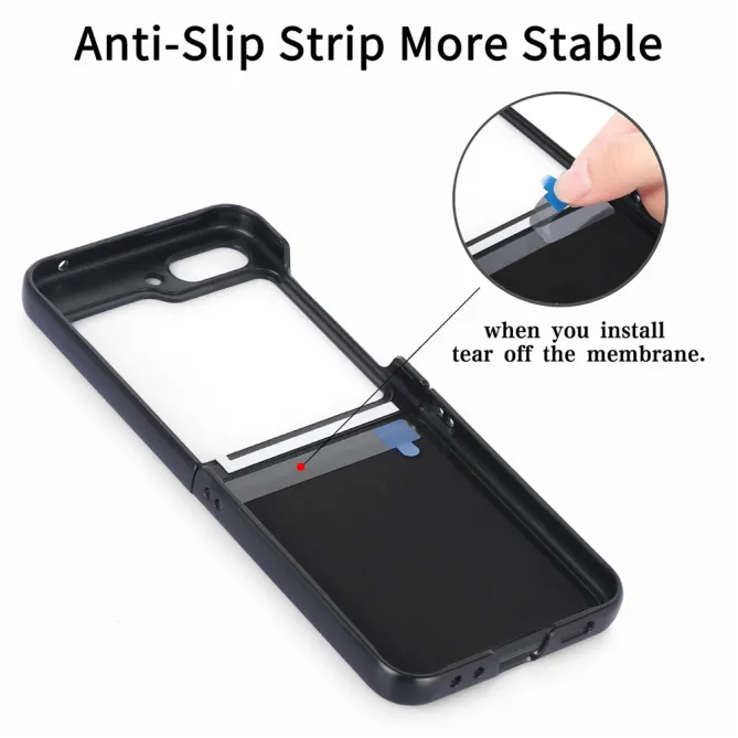 Coque Samsung Galaxy Z Flip 7 FE / Z Flip6 Retro Porte-Cartes avec Bequille