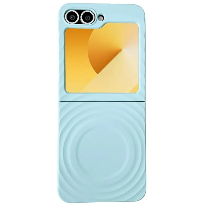 Coque Samsung Galaxy Z Flip 7 FE / Z Flip 6 / Flip 5 Magnetique Texture Ondulee
