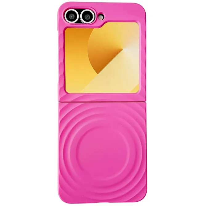 Coque Samsung Galaxy Z Flip 7 FE / Z Flip 6 / Flip 5 Magnetique Texture Ondulee