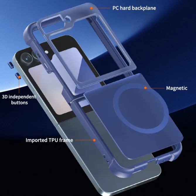 Coque Samsung Galaxy Z Flip 7 FE / Z Flip 6 Magnetique Anti-Chute