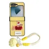 Coque Samsung Galaxy Z Flip 7 FE / Z Flip 6 Chien Brode Grain Litchi