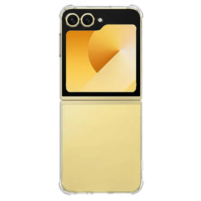 Coque Samsung Galaxy Z Flip7 FE / Z Flip6 Transparente Coins Renforcés