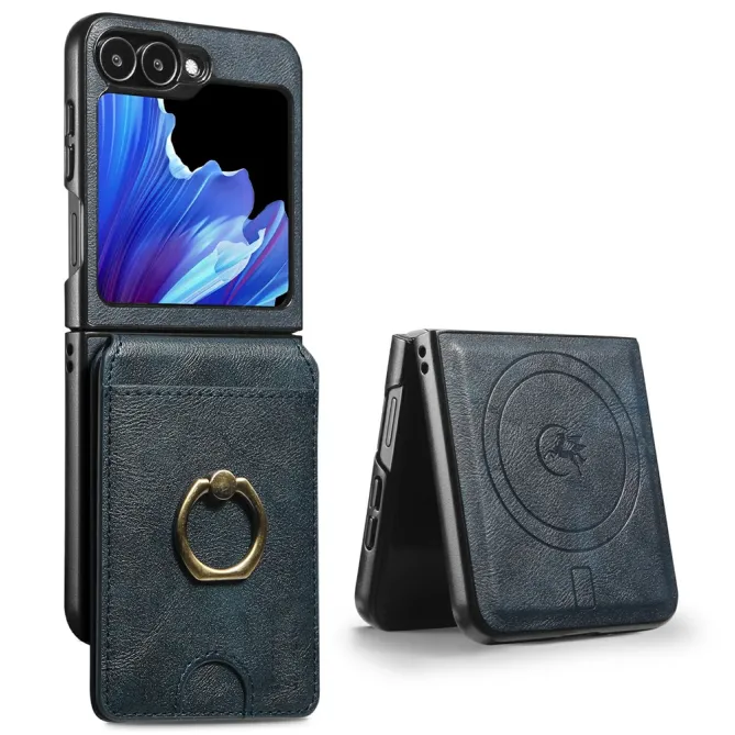 Coque Samsung Galaxy Z Flip 7 FE / Z Flip 6 Magnetique Porte-Carte Detachable