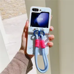Coque Samsung Galaxy Z Flip 7 FE / Z Flip 6 Motif Ours avec Dragonne