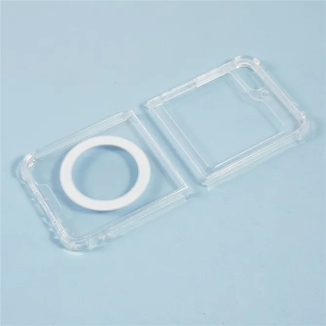 Coque Samsung Galaxy Z Flip 7 FE / Z Flip 6 Magnetique Transparente Acrylique