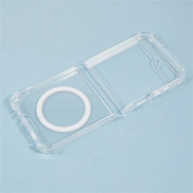 Coque Samsung Galaxy Z Flip 7 FE / Z Flip 6 Magnetique Transparente Acrylique