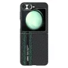 Coque Samsung Galaxy Z Flip7 FE / Z Flip6 Fibre de Carbone Ligne Geometrique