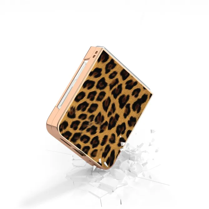 Coque Samsung Galaxy Z Flip 7 FE / Z Flip 6 Léopard