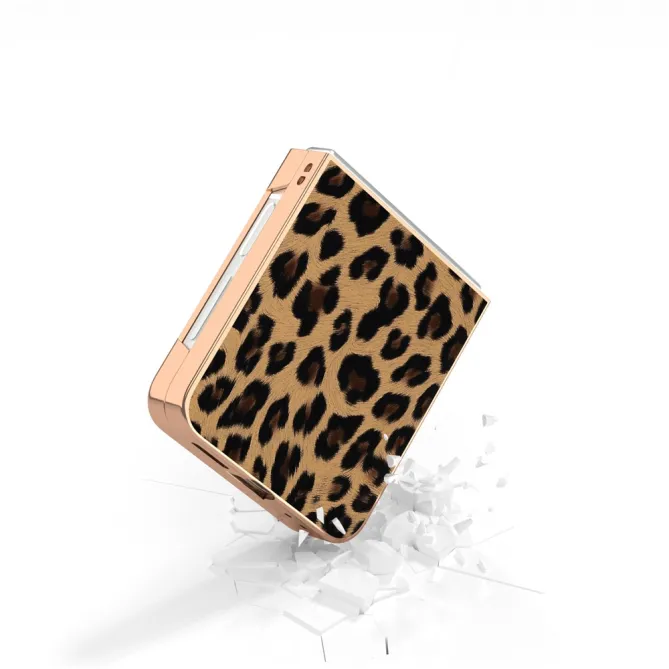 Coque Samsung Galaxy Z Flip 7 FE / Z Flip 6 Léopard
