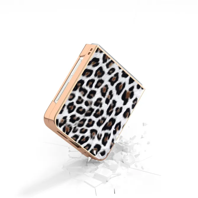 Coque Samsung Galaxy Z Flip 7 FE / Z Flip 6 Léopard
